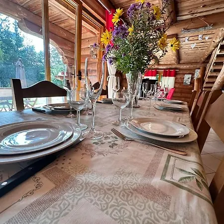 C Les Rondins Nature 8 Personnes Avec Jardin * Nuisement-sur-Coole