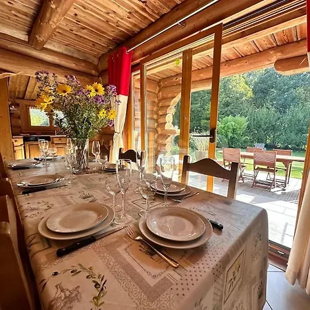 Vakantiehuis C Les Rondins Nature 8 Personnes Avec Jardin *