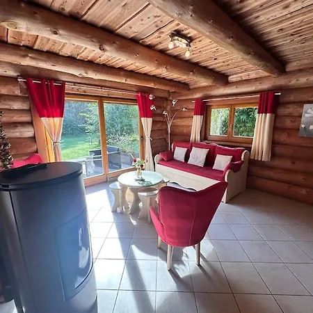 C Les Rondins Nature 8 Personnes Avec Jardin Holiday home Nuisement-sur-Coole