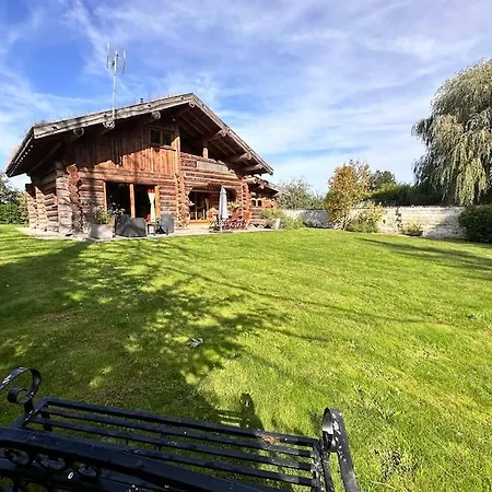 C Les Rondins Nature 8 Personnes Avec Jardin *